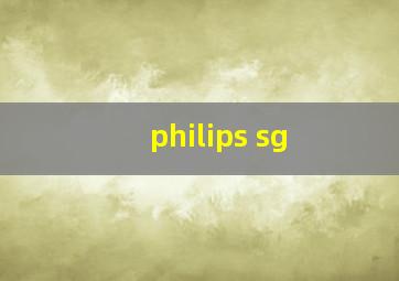 philips sg